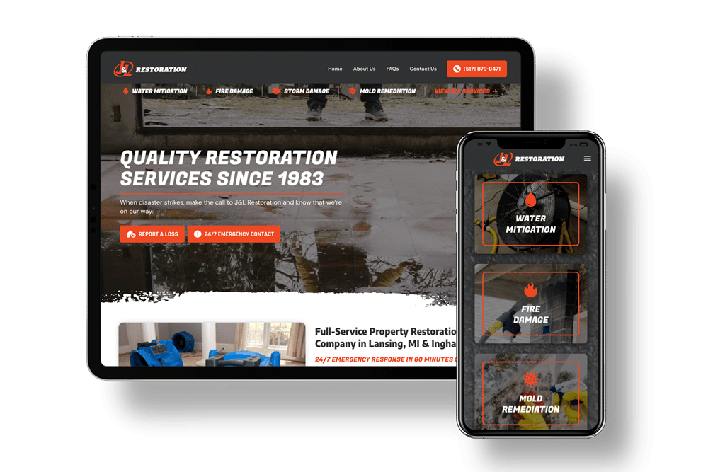 graphical user interface, website