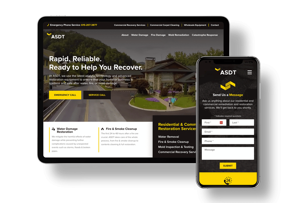 graphical user interface, website