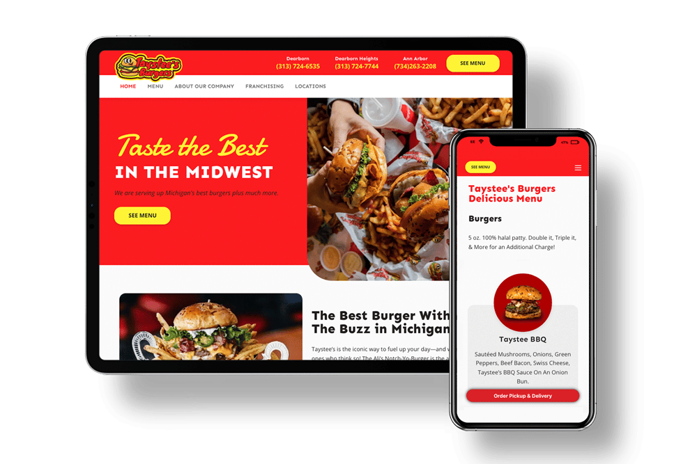 graphical user interface, website
